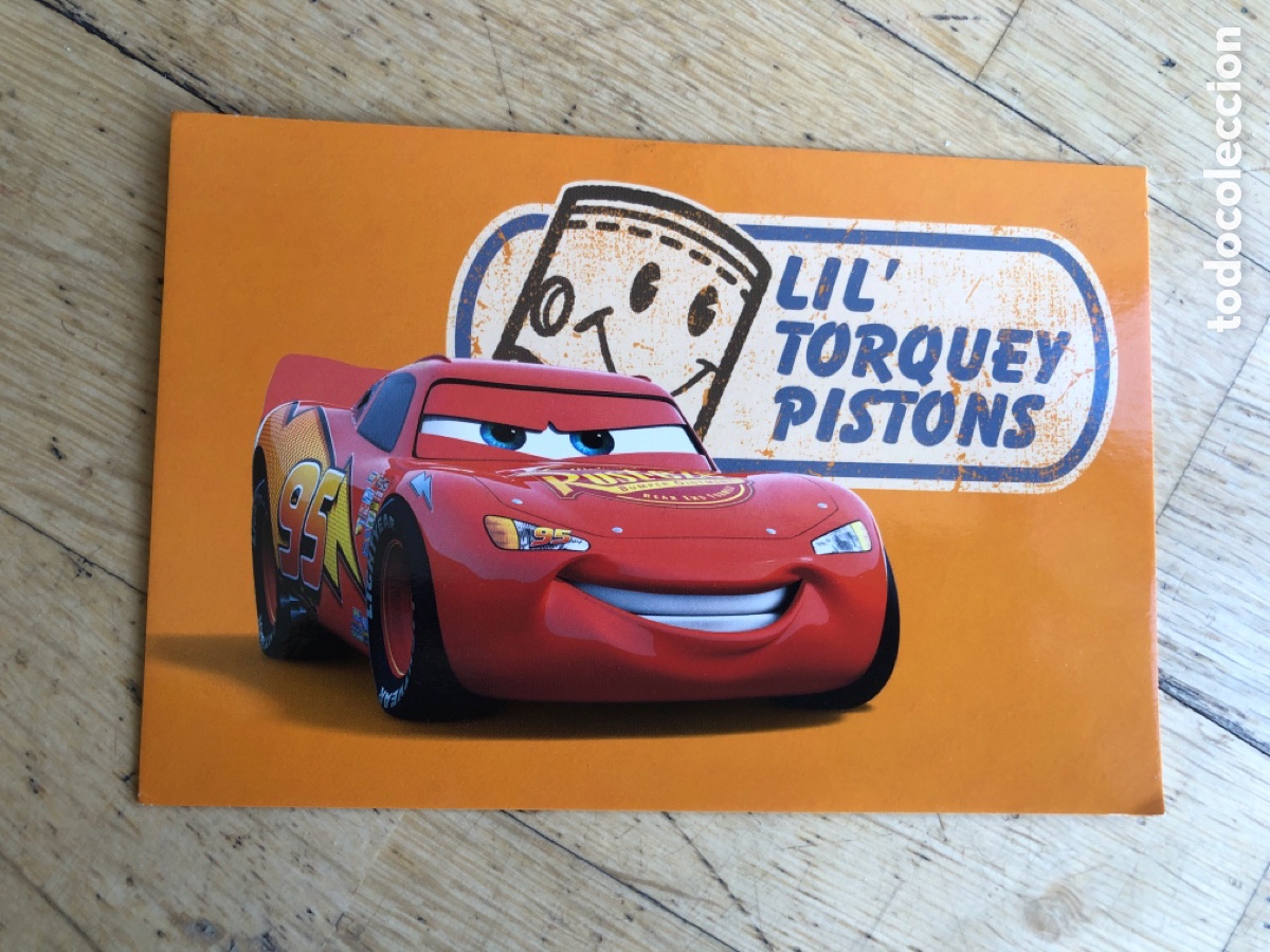 Postkarten: Postal Radiator Springs. Matel Disney Pixar Cars. Lil&rsquo; Torquey Pistons. Sin circular. ASM