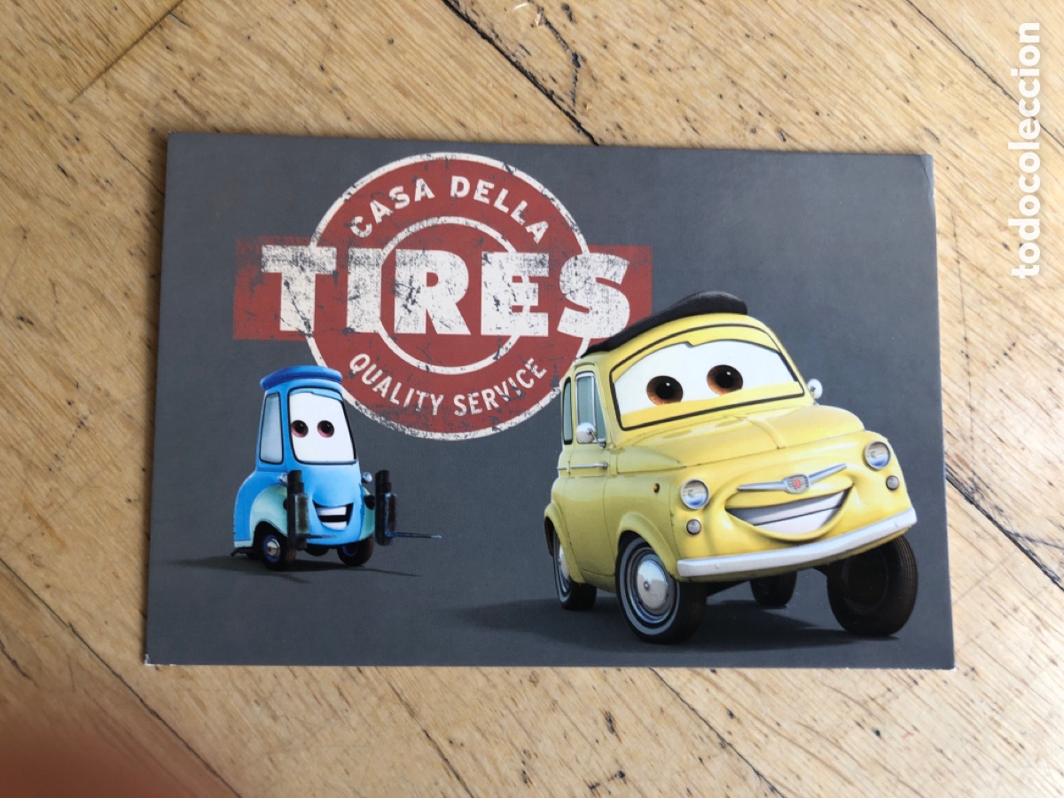 Postkarten: Postal Radiator Springs. Matel Disney Pixar Cars. 2006. ASM
