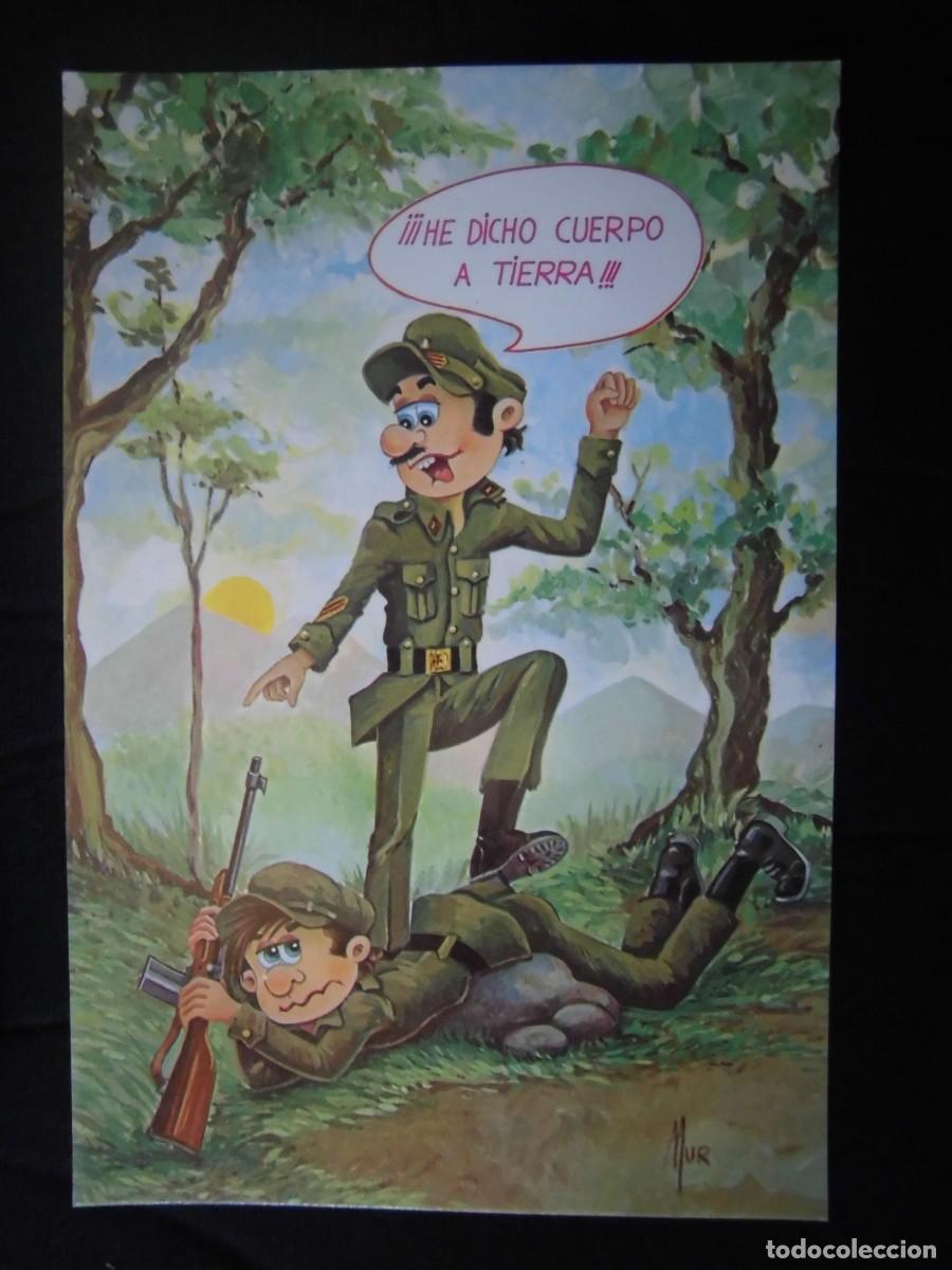 Postkarten: POSTAL MILITARES CUERPO A TIERRA MUR C. Y Z.