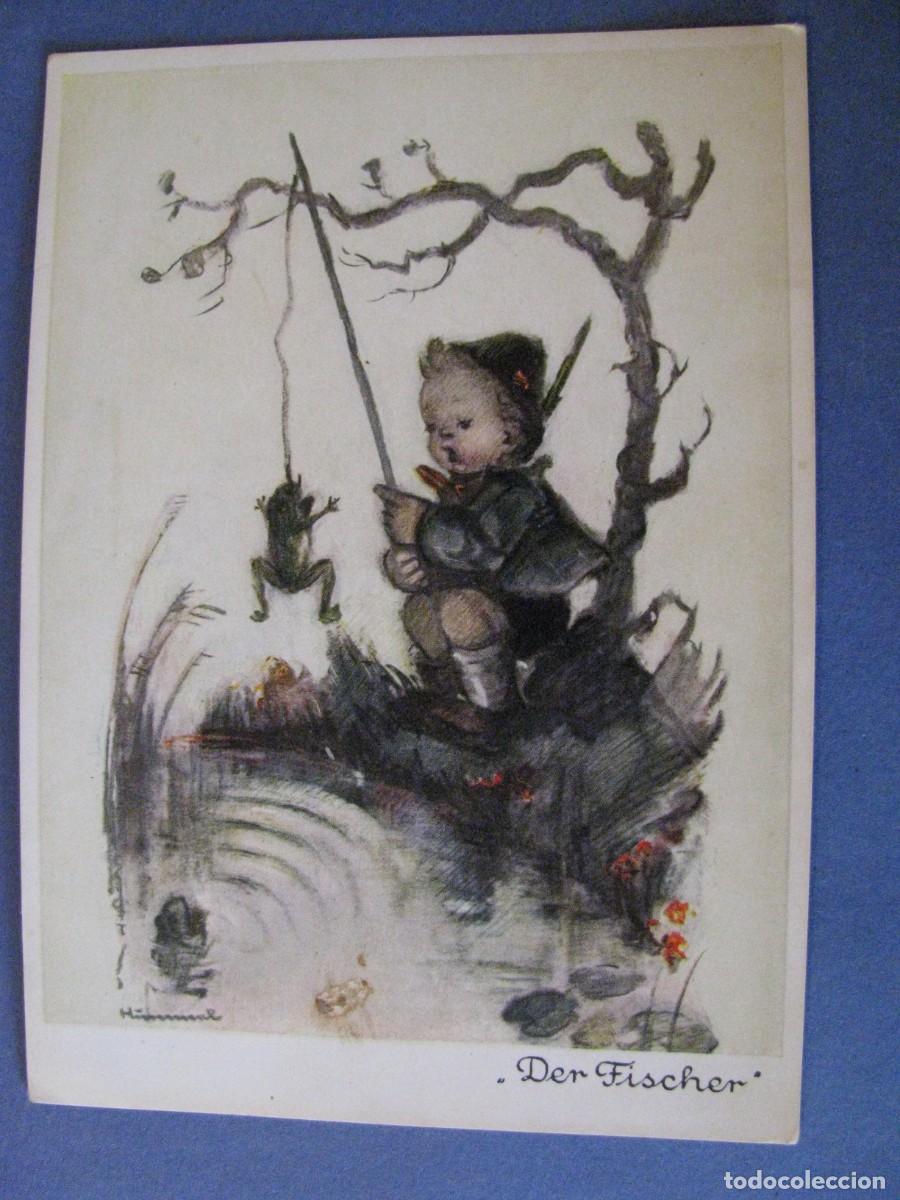 Postales: POSTAL DE IL. B. HUMMEL. DER FISCHER. ALEMANIA. ESCRITA.
