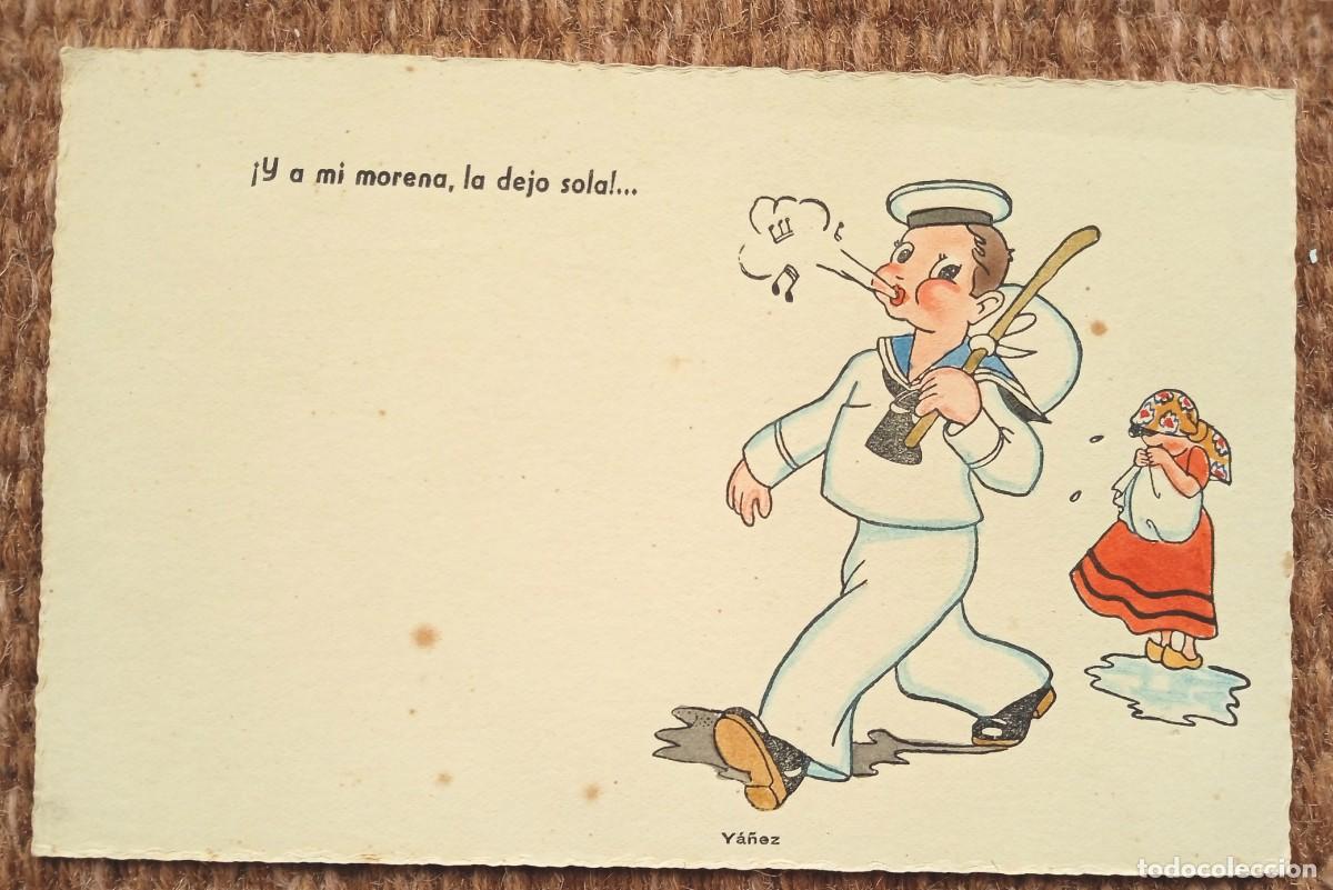 Cartoline: MARINO DEJA A LA NOVIA - ILUSTRACION YA&Ntilde;EZ