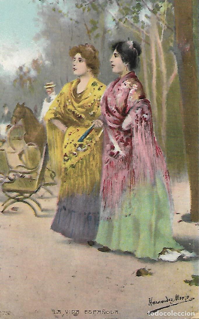 Postkarten: ANTIGUA POSTAL-LA VIDA ESPA&Ntilde;OLA (Principios 1900)