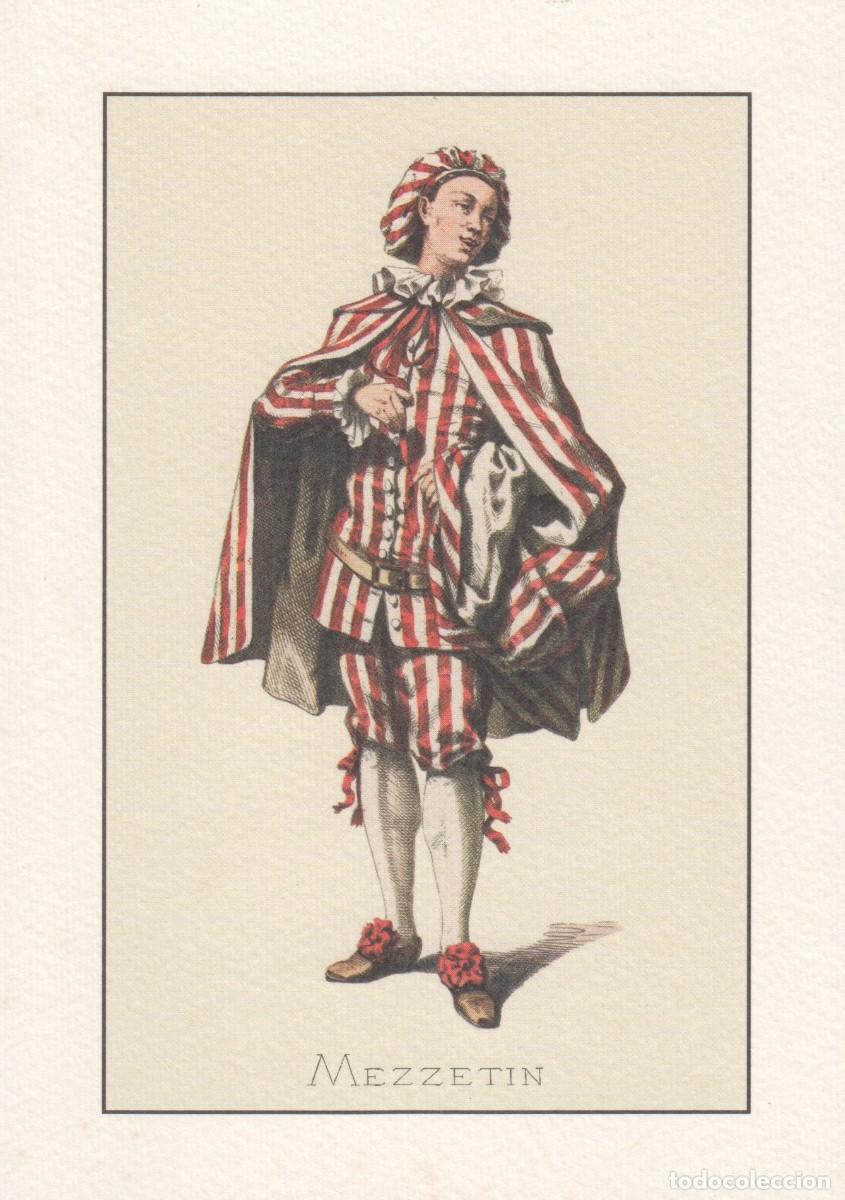 Postcards: MEZZETIN. MASCHERE DELLA COMMEDIA DELL&acute;ARTE