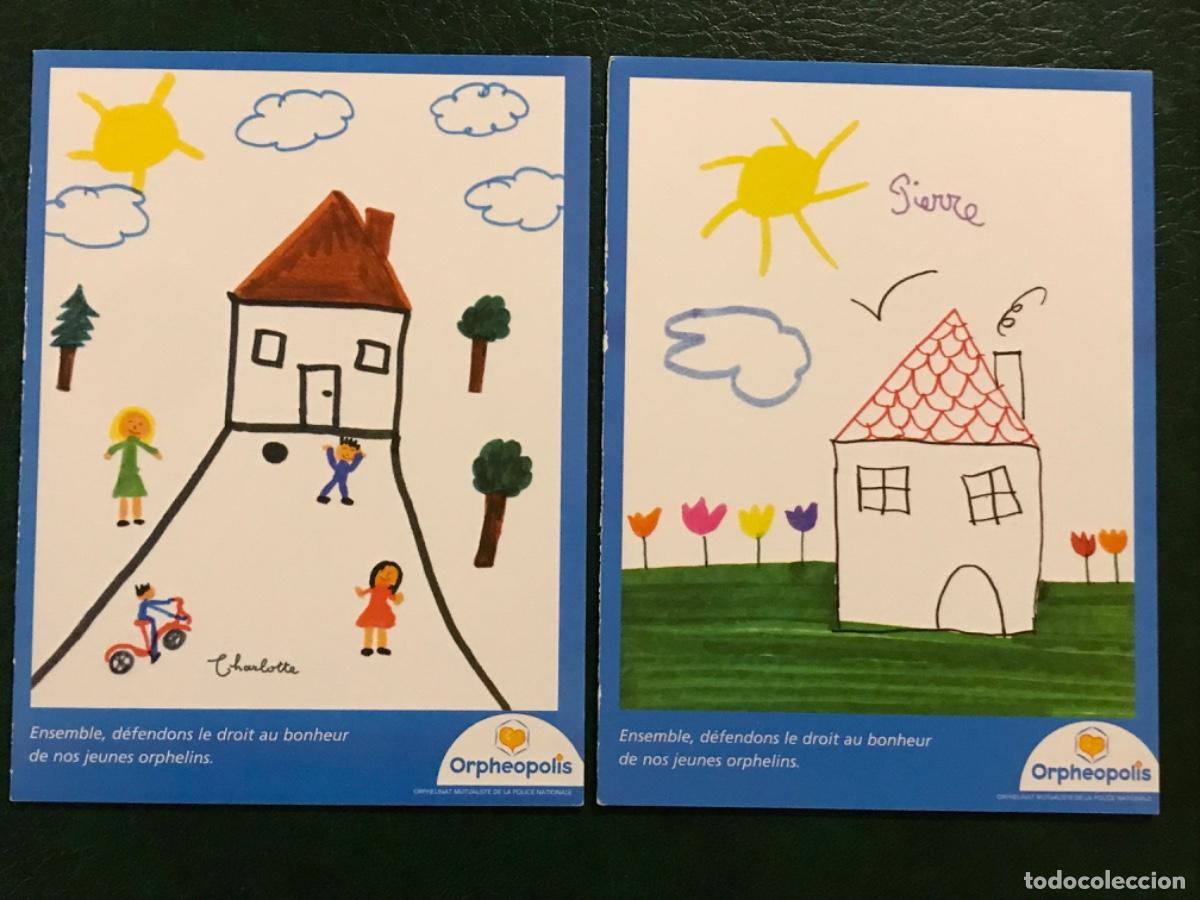 Postkarten: 5 Postales de Francia Dibujos