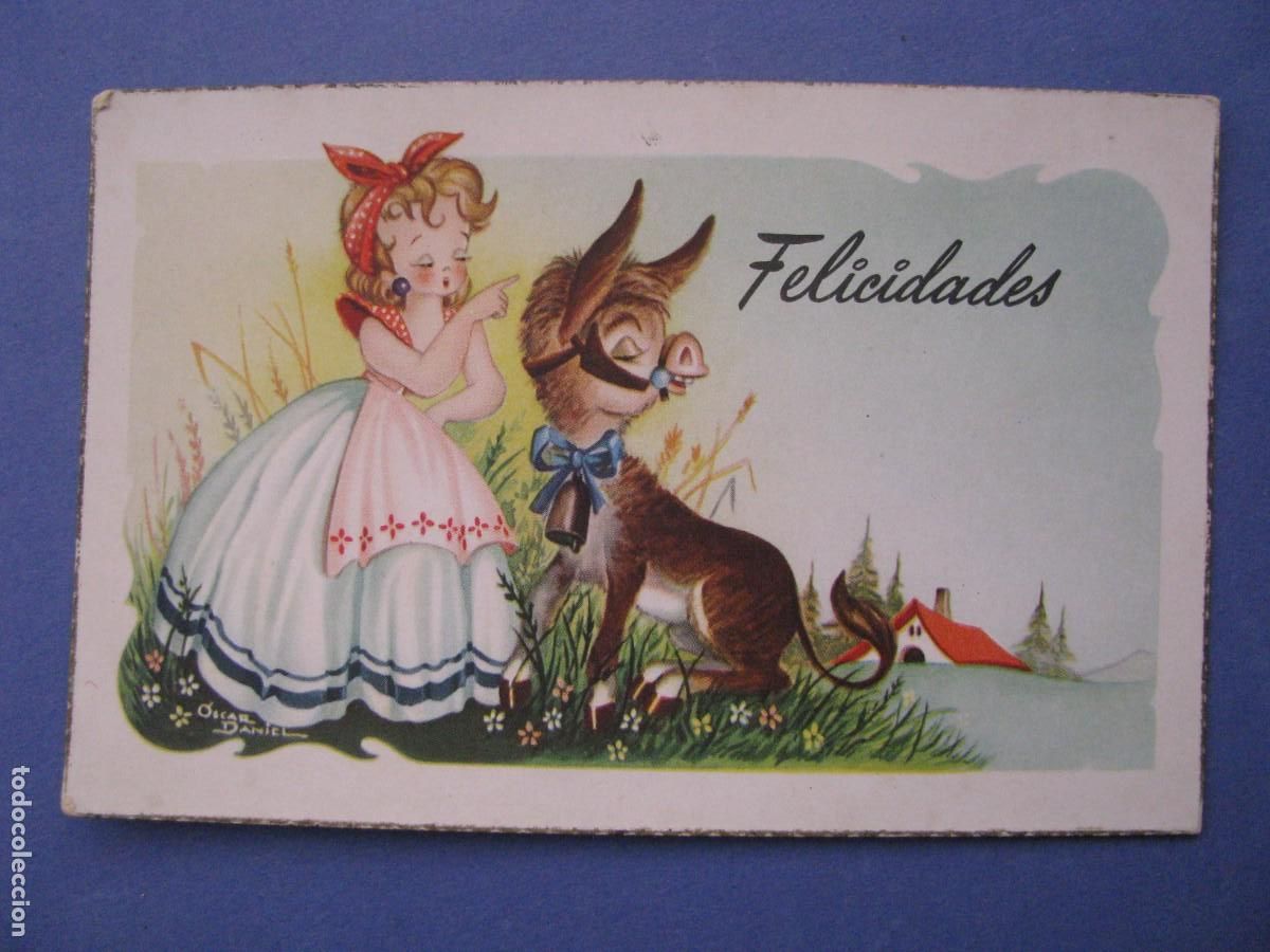 Cartes Postales: POSTAL DE IL. OSCAR DANIEL. C. Y Z. 541/A. ESCRITA 1954.