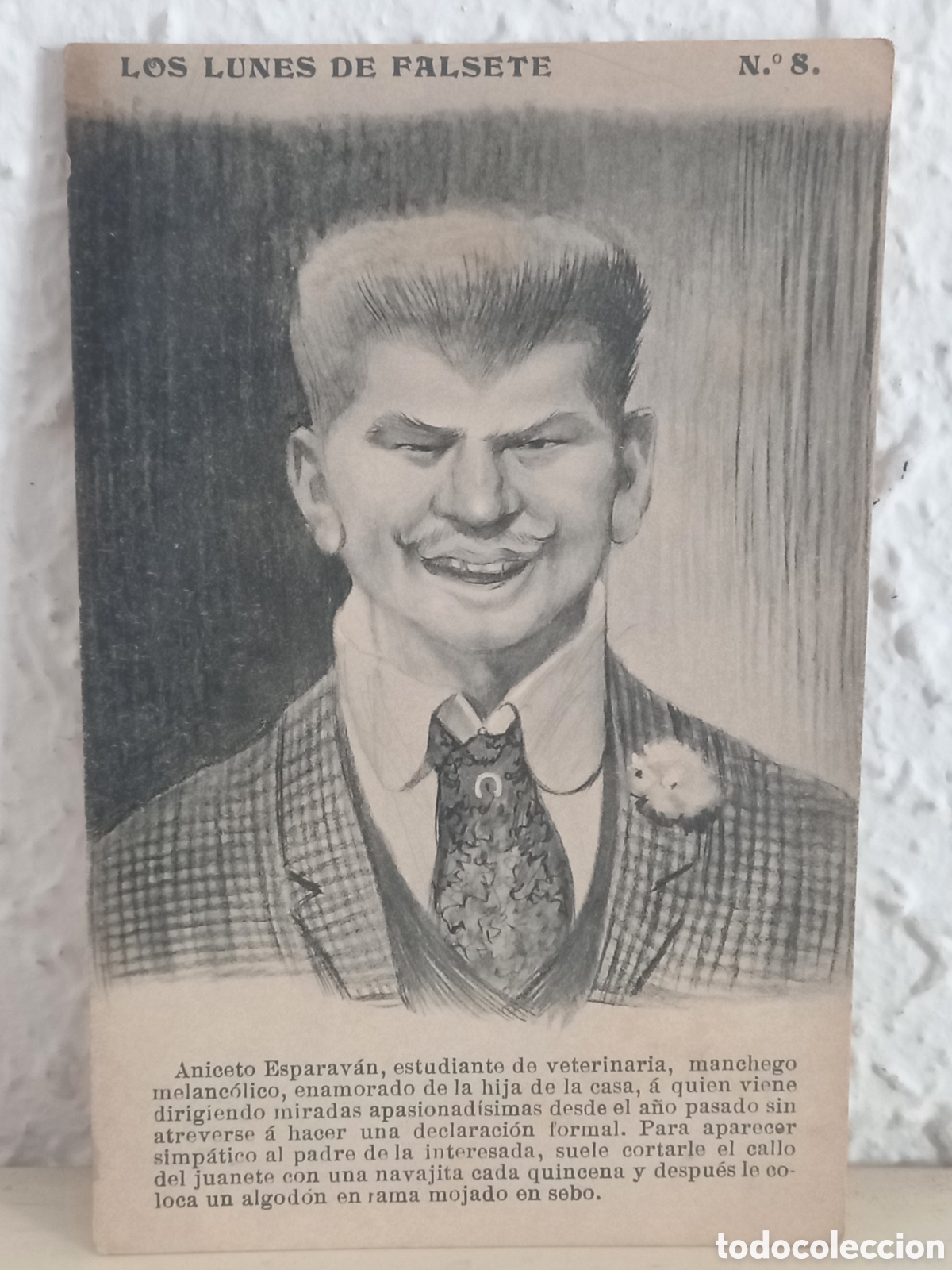 Postais: Postal LOS LUNES DE FALSETE. 8. Ilustrada Karikato