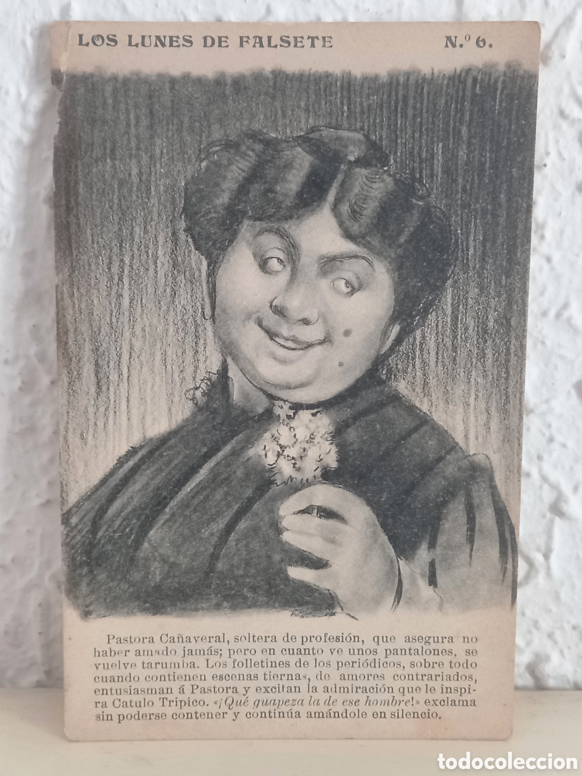 Postais: Postal LOS LUNES DE FALSETE. 6. Ilustrada Karikato