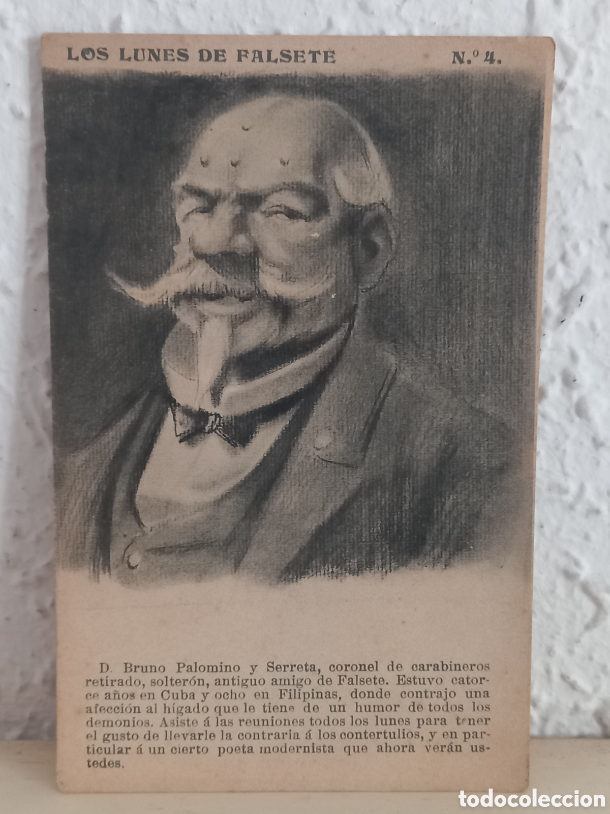 Postais: Postal LOS LUNES DE FALSETE. 4. Ilustrada Karikato