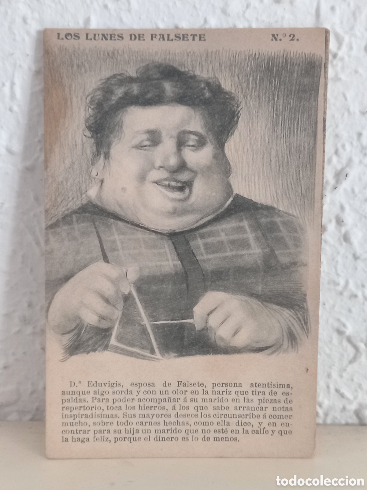 Postais: Postal LOS LUNES DE FALSETE. 2. Ilustrada Karikato
