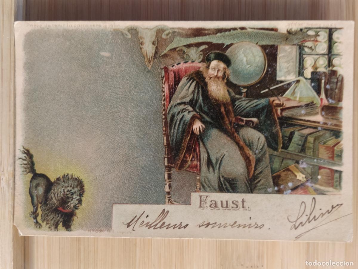 Postcards: FAUSTO - FAUST - REVERSO SIN DIVIDIR -POSTAL ANTIGUA-(109.302)