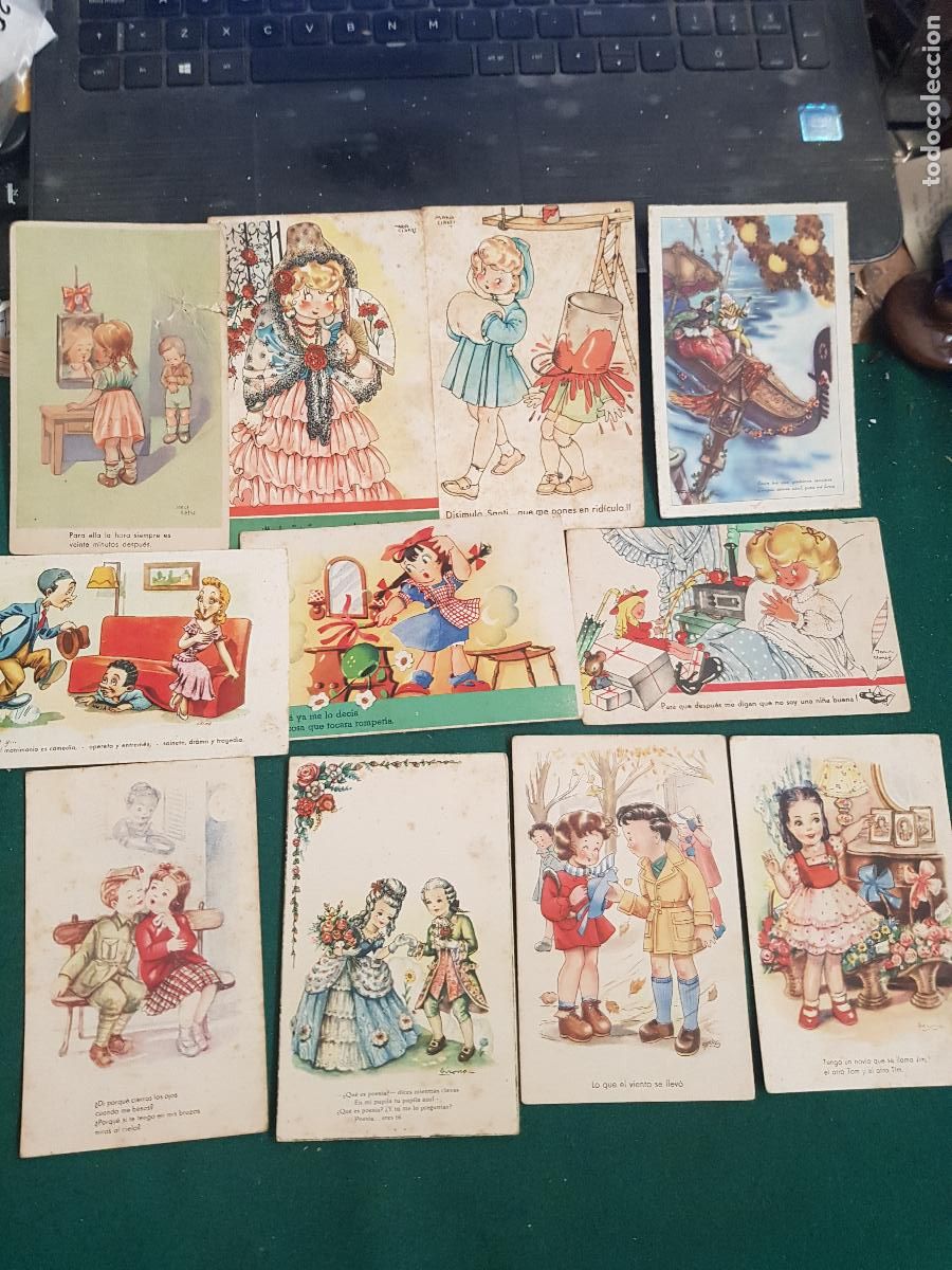 Cartes Postales: 35 POSTALES DE EOPCA ESCRITAS