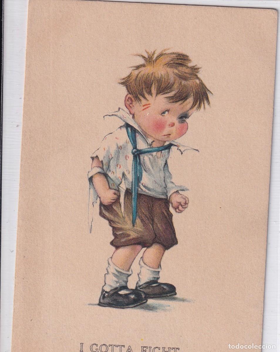Cartes Postales: Postal ilustrada. Ilustrador americano. Edward Gross Co. N.Y.