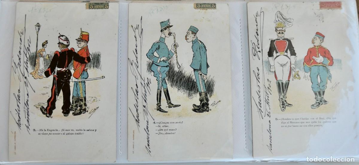 Cartoline: 3 INTERESANTES POSTALES HUMORISTICAS - CIRCULADAS 1902