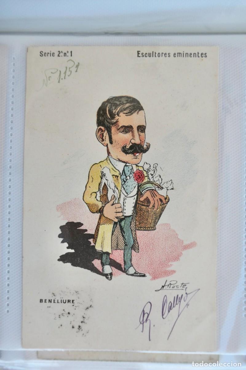 Postais: POSTAL -ESCULTORES EMINENTES SERIE 2 N1 -BENLLIURE