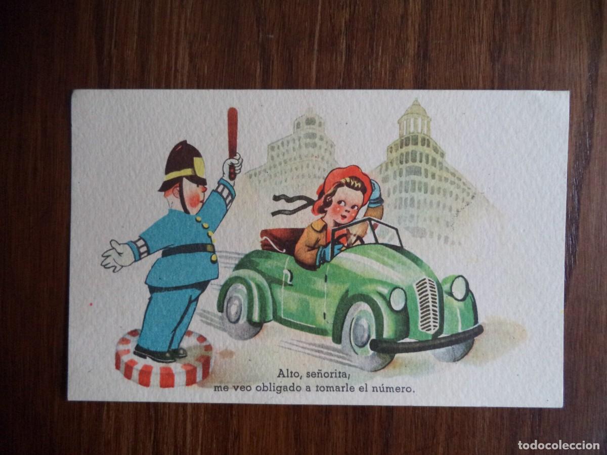 Postais: Postal dibujada ni&ntilde;os.