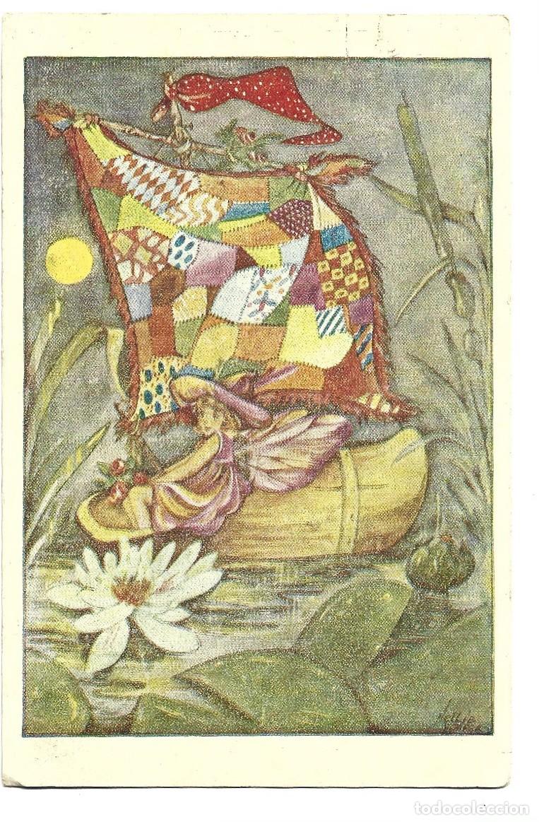 Postais: POSTAL DE DIBUJO DE CASA SSEPARO NEDERLAND CIRCULADA EL A&Ntilde;O 1947