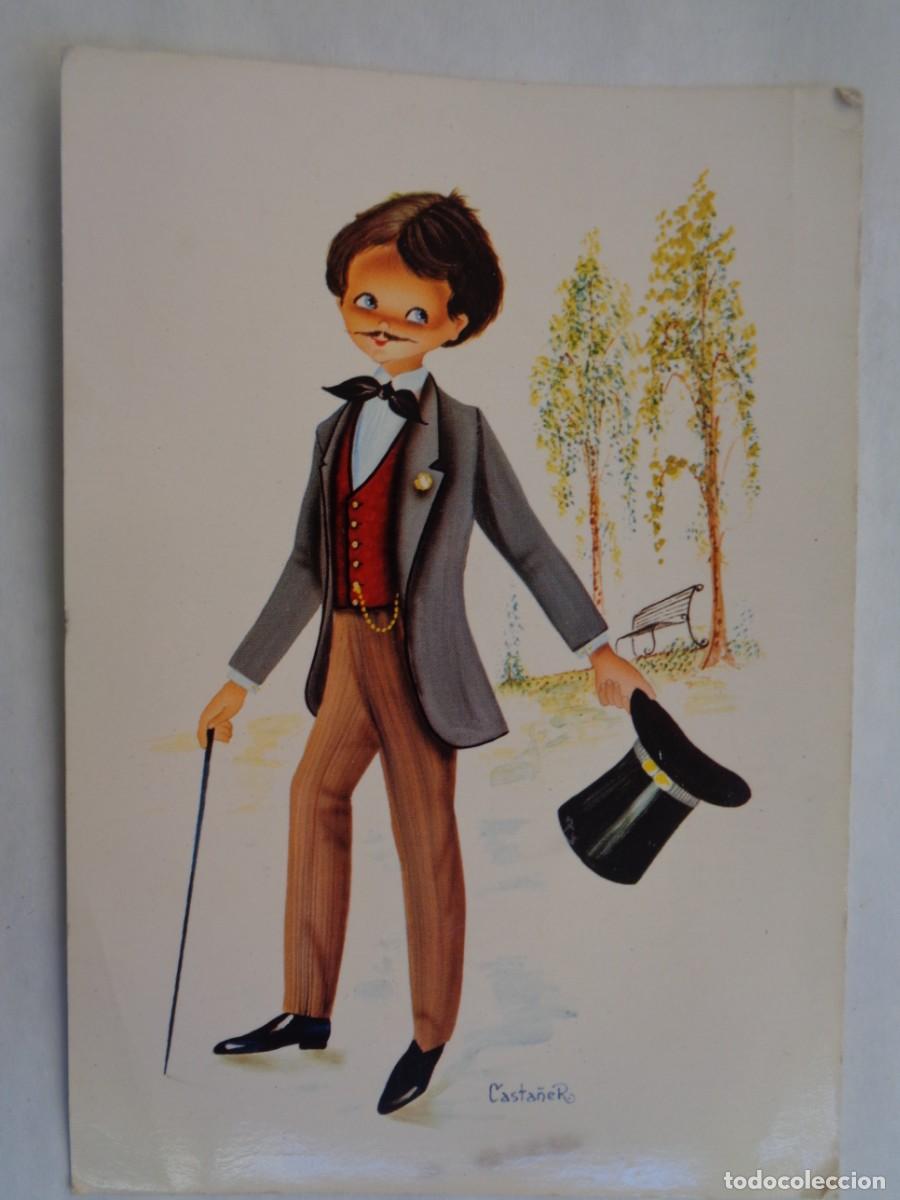 Postcards: POSTAL CON BONITO DIBUJO DE HOMBRE A LA MODA FRANCESA Y ALEMANA 1870-1875. TRAJES DE EPOCA . A&Ntilde;OS 60
