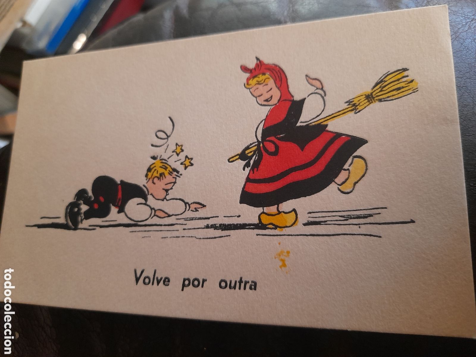 Postcards: Antigua postal, Volver por outra, Decorada a mano