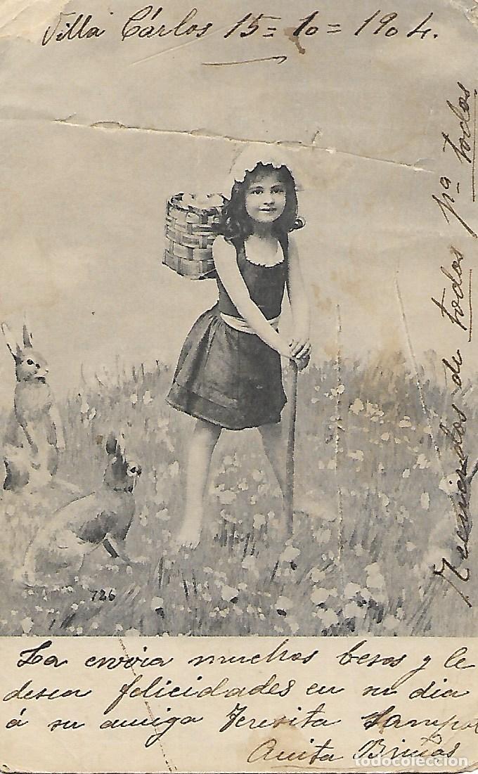 Postcards: ANTIGUA POSTAL ILUSTRADA, CIRCULADA EN 1904