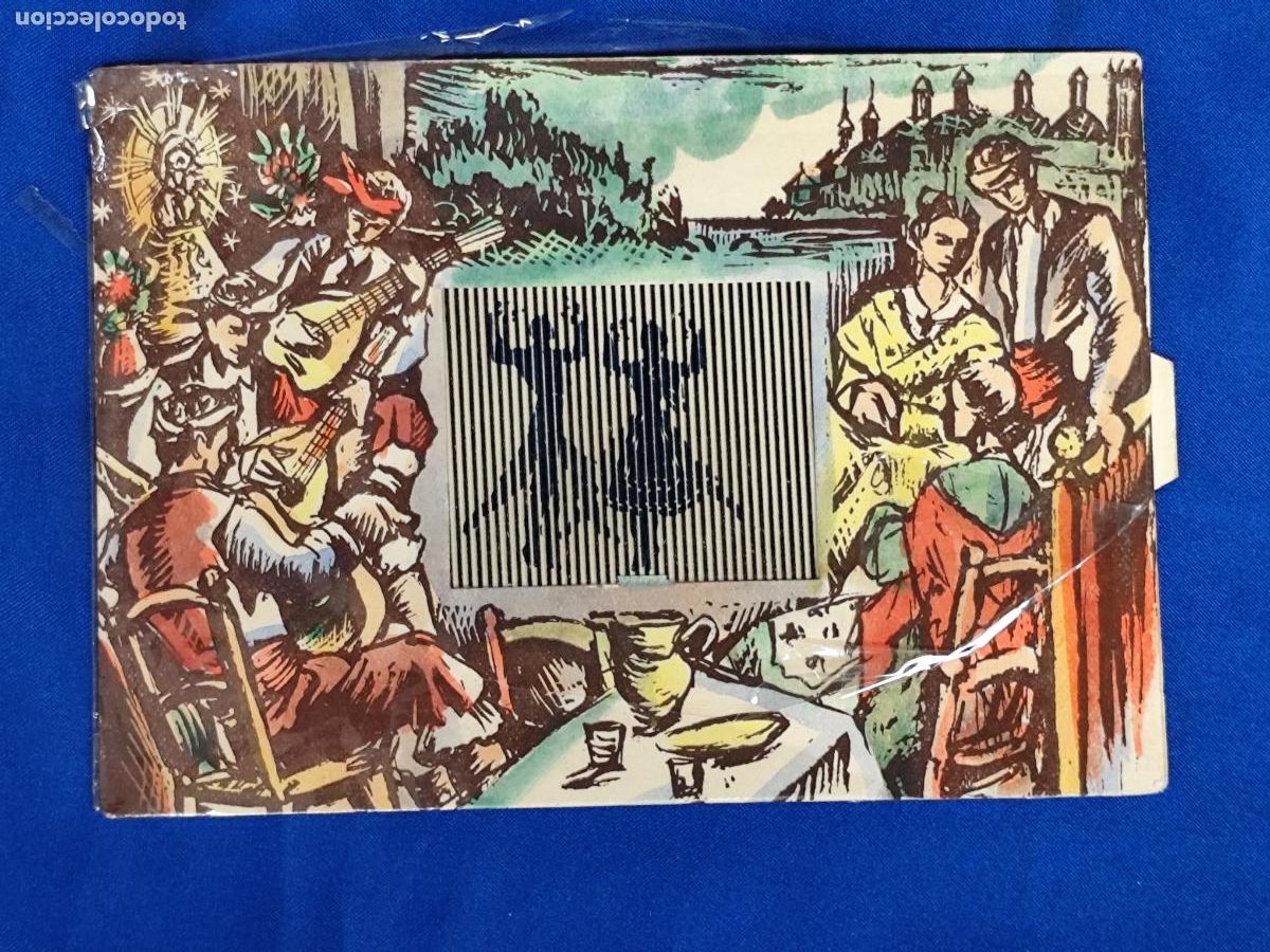 Postais: POSTAL DE MOVIMIENTO A&Ntilde;OS 60 - ARAGON -DANZAS REGIONALES 14X9 CM. COLOREADA A MANO