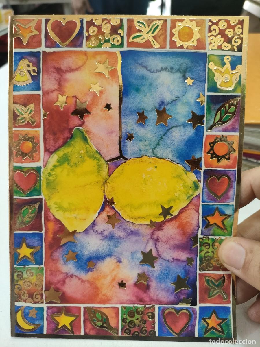 Postais: Felicitaci&oacute;n Easy Peasy Lemon Squeezy APRICOT England SC