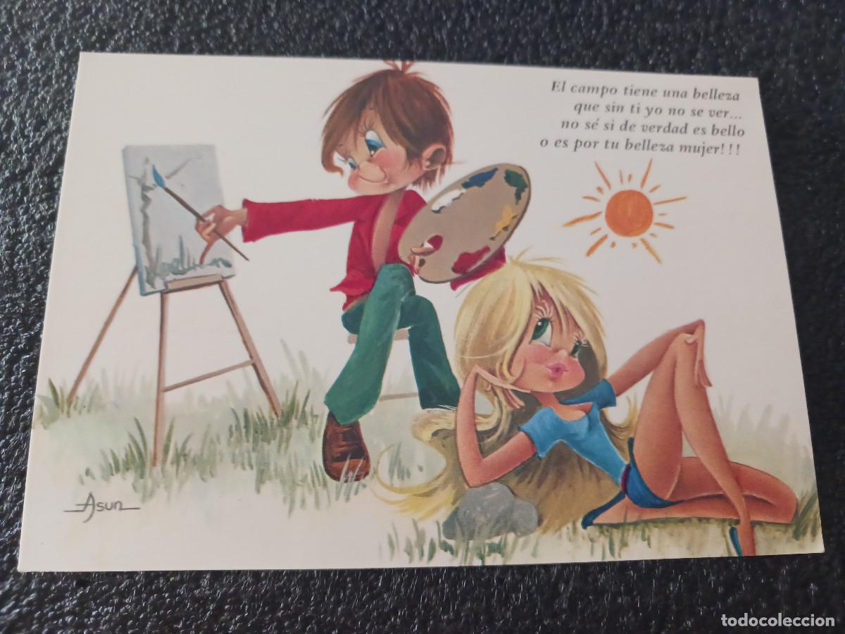 Postais: cyz 7520/31-b, ilustra asun, circulada