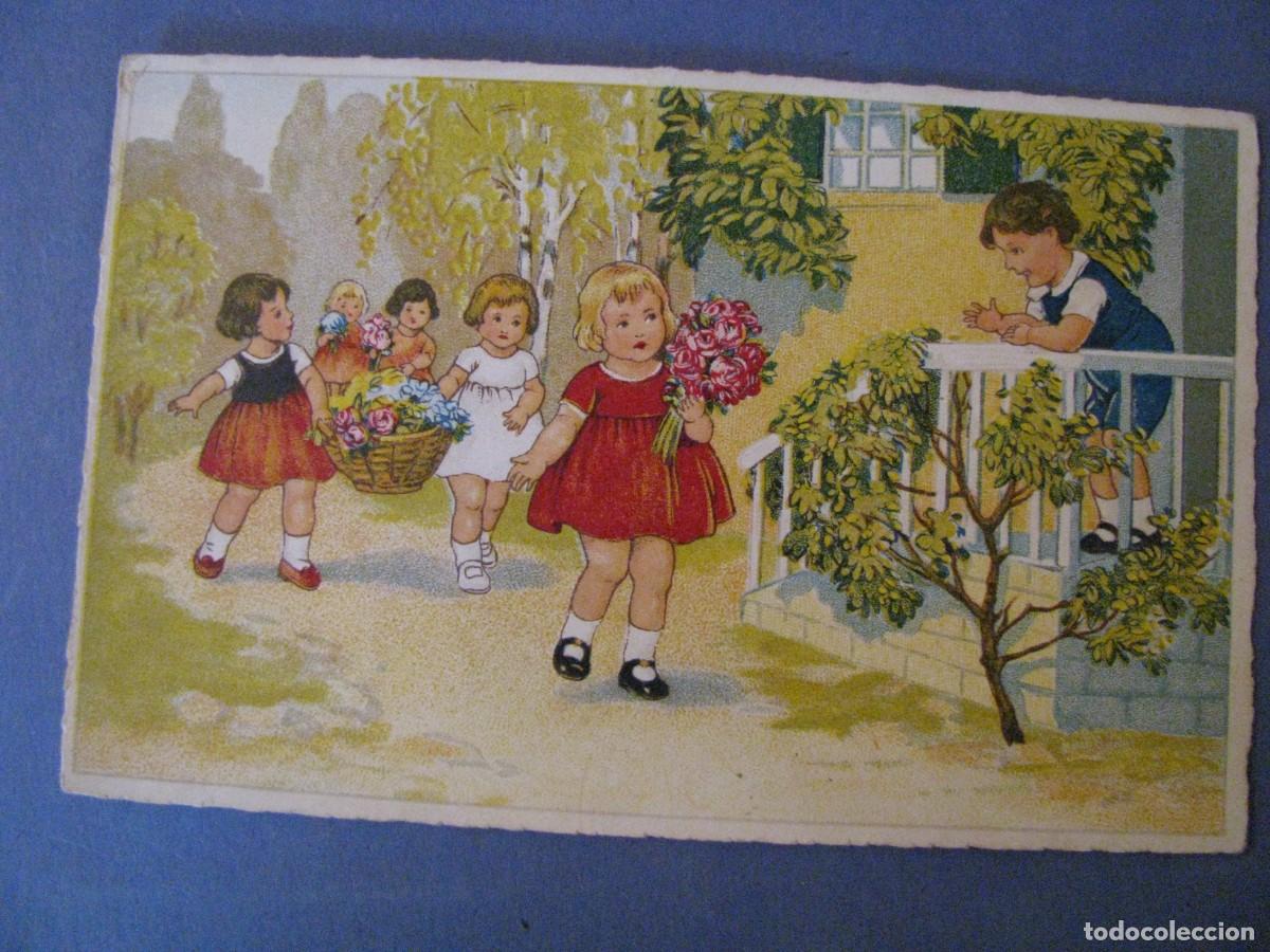 Cartes Postales: ANTIGUA POSTAL DIBUJO. FOX, FRANCIA. ESCRITA 1943.