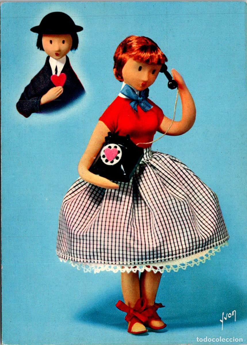 Postkarten: Les amoureux de Peynet - Allo! Je vous aime... - Ed. Yvon n&ordm; 17 - 146x105mm