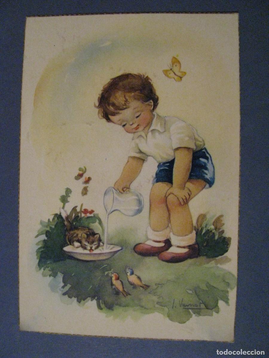 Cartes Postales: POSTAL DE IL. I. VERNET. C. Y Z. 504/B. DESPEGADA.