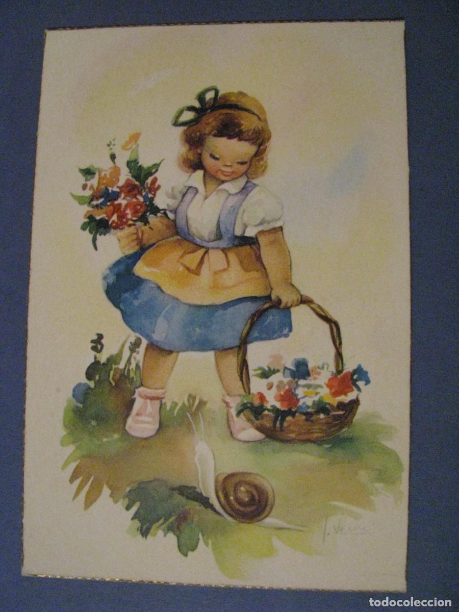 Cartes Postales: POSTAL DE IL. I. VERNET. C. Y Z. 504/B. DESPEGADA.