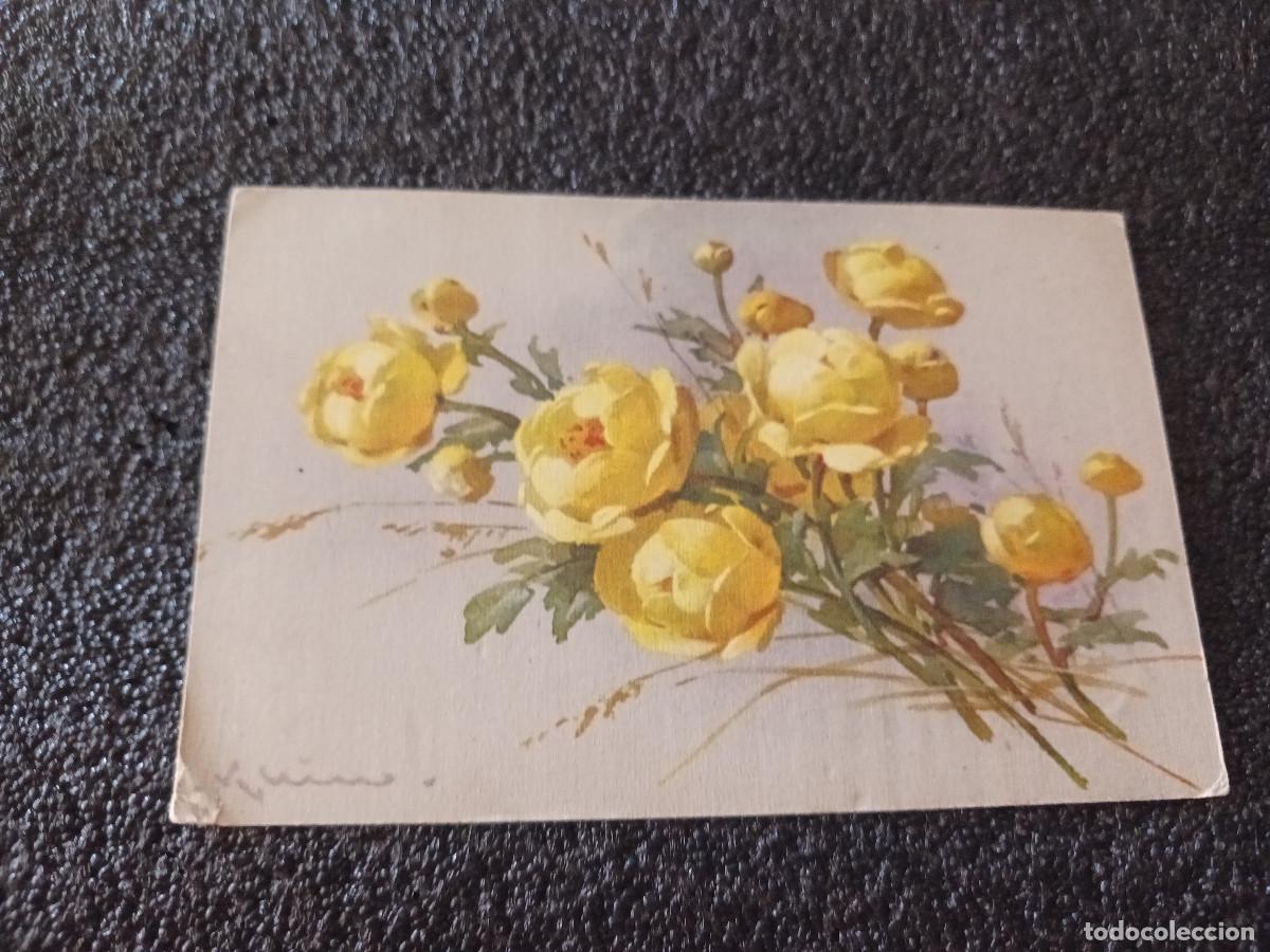 Postkarten: rosas amarillas, ed. stzf 1266