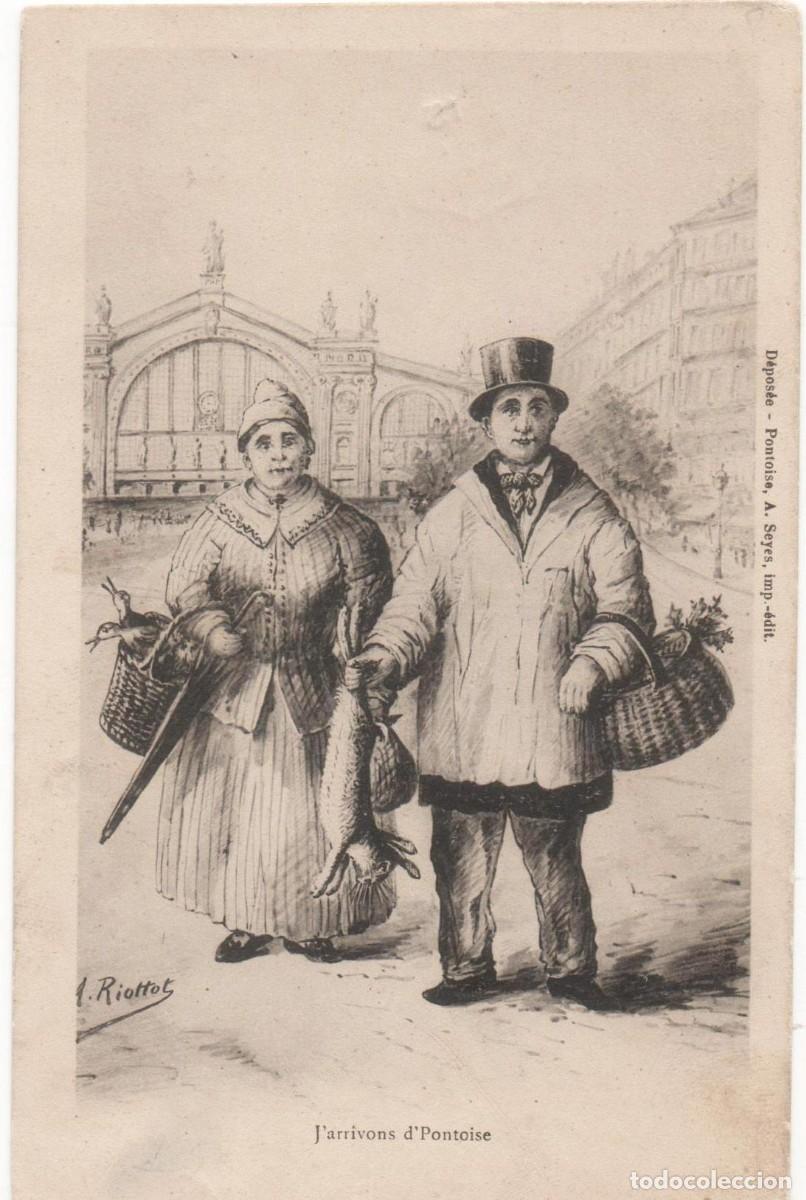 Cartoline: Postal francesa-circulada-Principios del S.XX