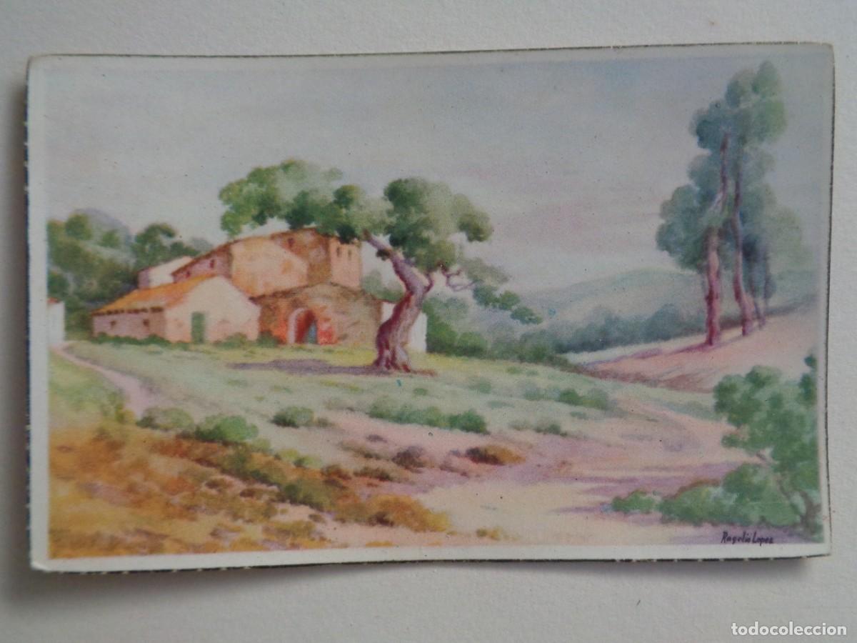 Cartes Postales: BONITA POSTAL CON DIBUJO DE CAMPO, SERIE PAISAJES . A&Ntilde;OS 40