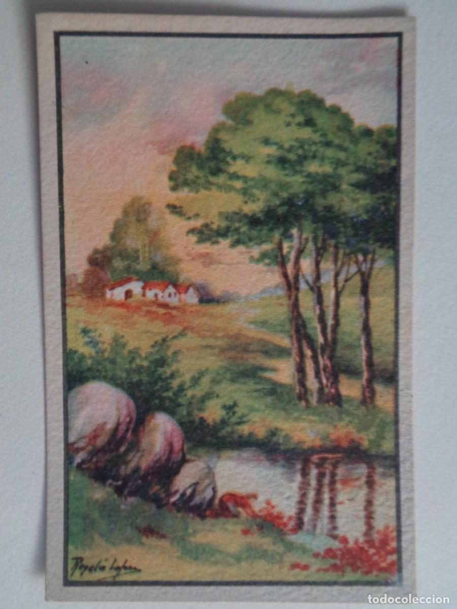 Cartes Postales: BONITA POSTAL CON DIBUJO DE UN PAISAJE . A&Ntilde;OS 40