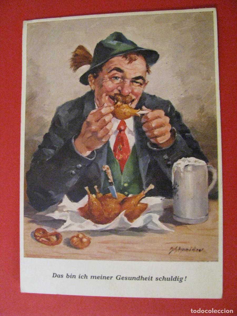 Cartoline: POSTAL CARICATURA. ALEMANIA. IL? ED. EMIL K&Ouml;HN. CIRCULADA A&Ntilde;OS 50.