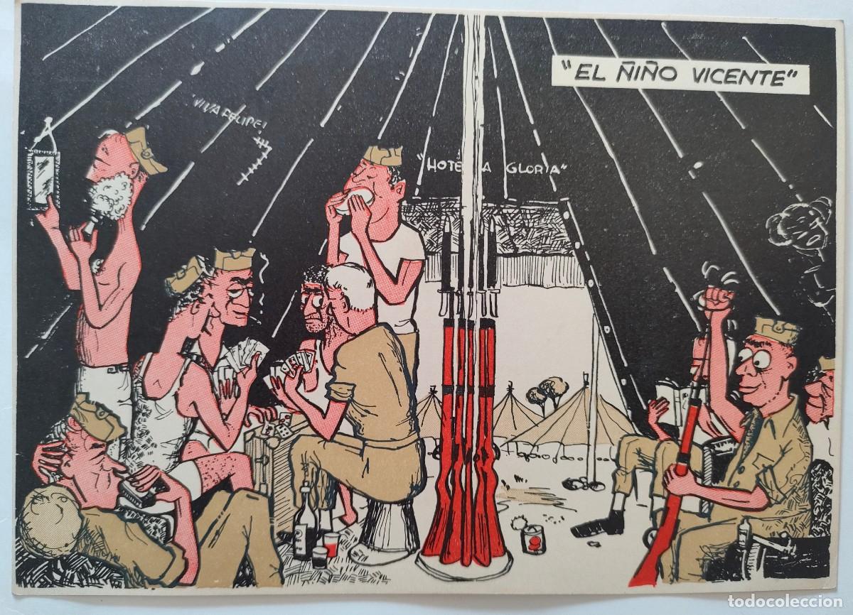 Postkarten: CAMPAMENTO CASTILLEJOS MILITARES A&Ntilde;OS 50-60 TAMA&Ntilde;O 15 X 11 CM