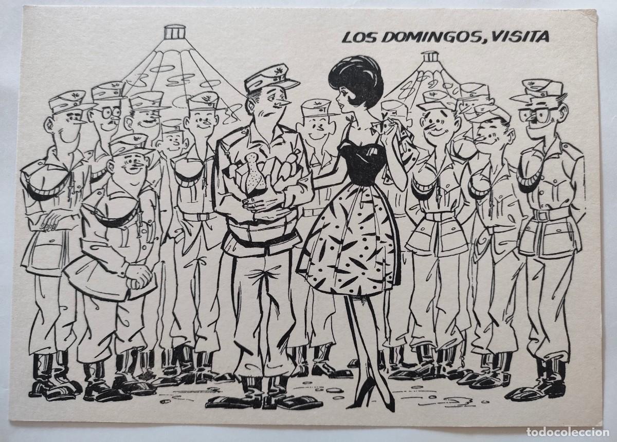 Postkarten: CAMPAMENTO CASTILLEJOS MILITARES A&Ntilde;OS 50-60 TAMA&Ntilde;O 15 X 11 CM