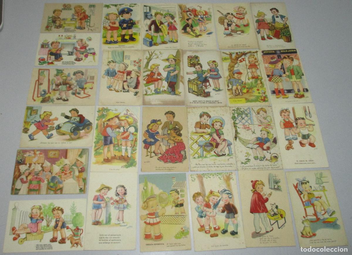 Cartoline: 26 Postales dibujos, caricaturas, humor, chistes, ilustrador, dibujante BOMB&Oacute;N