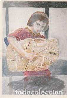 Cartoline: POSTAL 42 LE VOY A METER A USTED UN PAQUETE JAVIER DE JUAN EDICIONES SOMBRAS