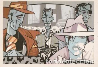 Cartoline: POSTAL 46 THRILLER FERNANDO VICENTE EDICIONES SOMBRAS