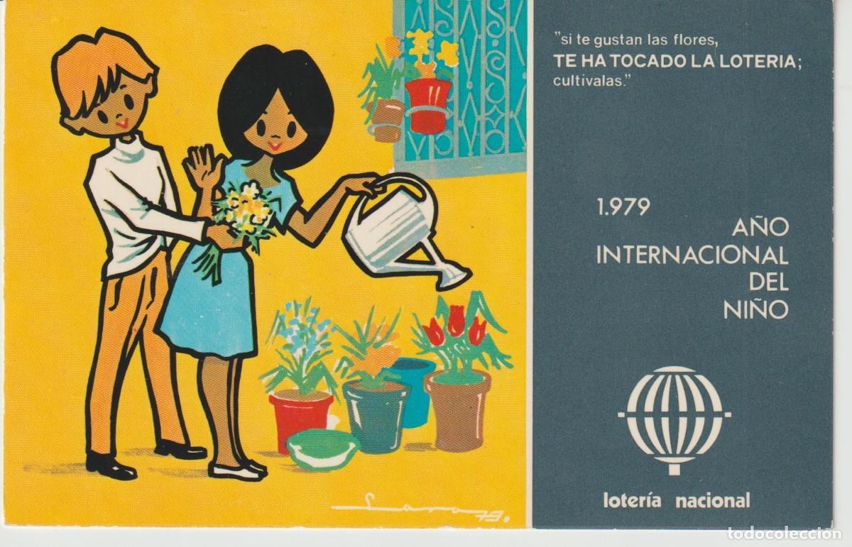 Postais: Postal de Loter&iacute;a Nacional. A&ntilde;o 1979. A&ntilde;o internacional del ni&ntilde;o.