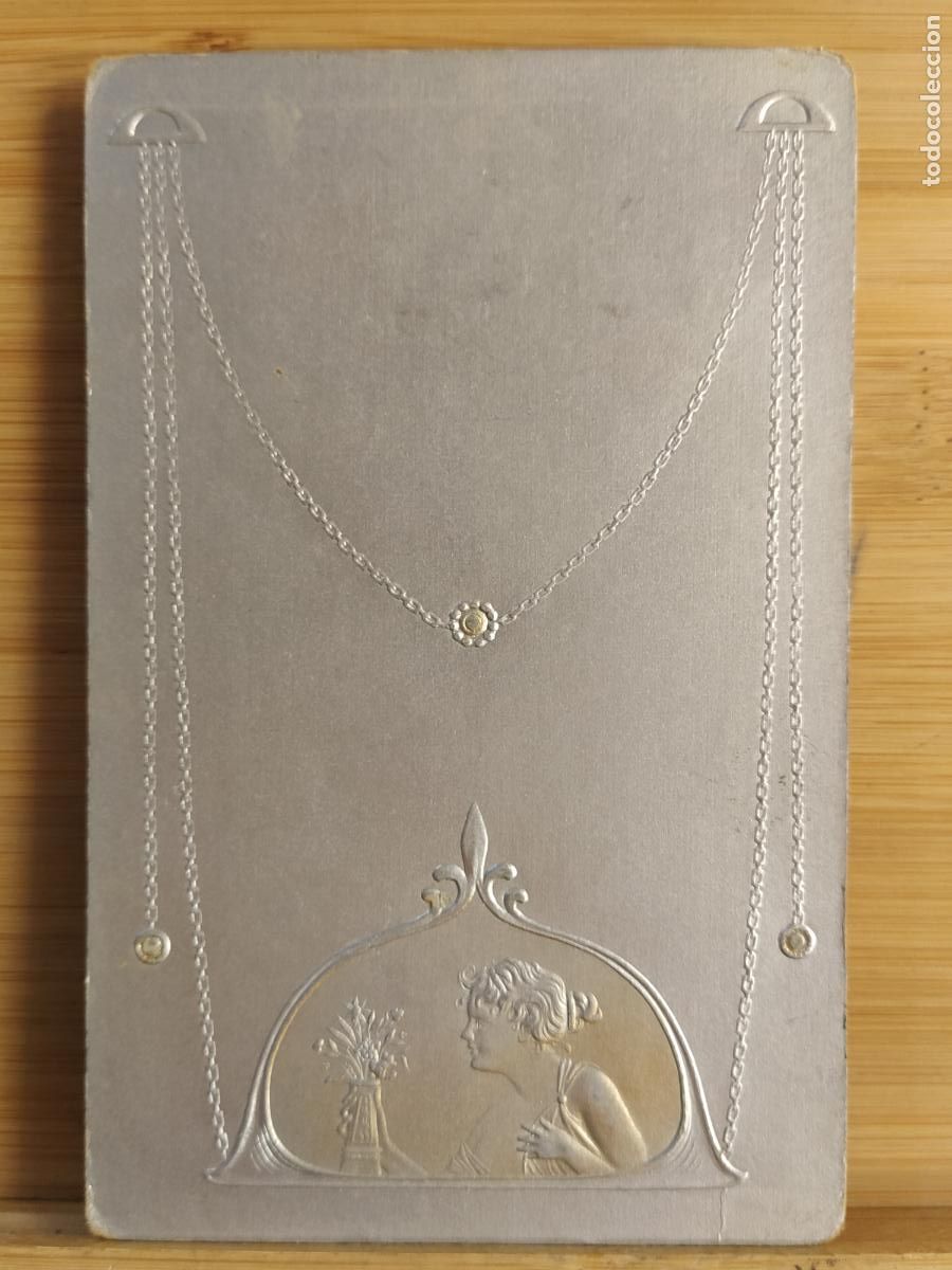 Postkarten: MODERNISTA - CON RELIEVE - REVERSO SIN DIVIDIR - POSTAL ANTIGUA -(109.784)