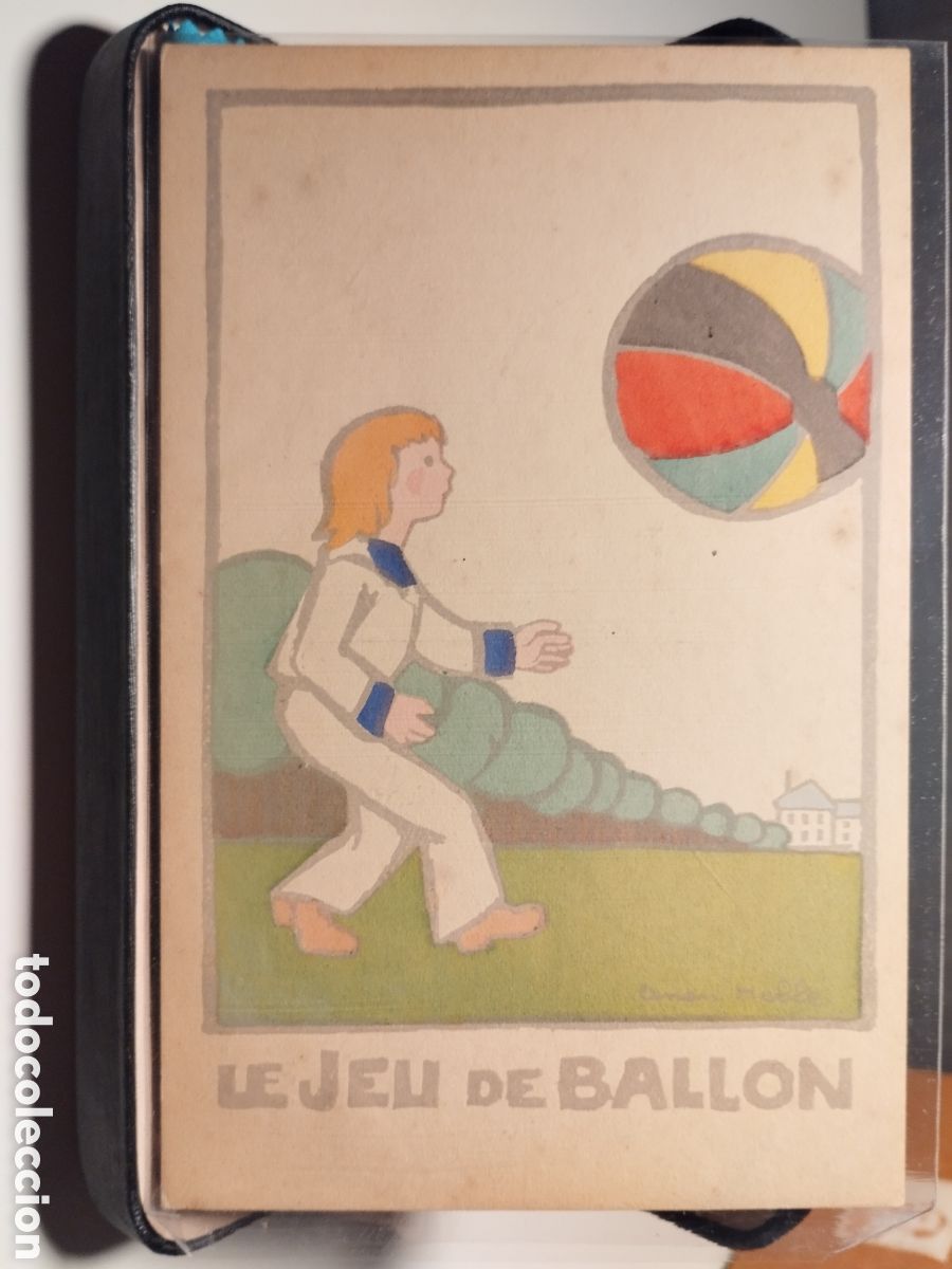 Postais: Francia. Le football. Andr&eacute; Hell&eacute;.