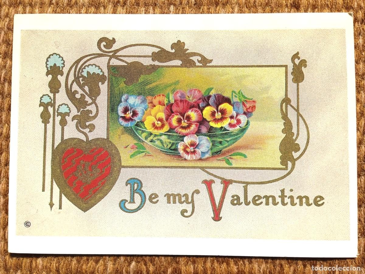 Cartes Postales: POSTAL MODERNISTA - ART NOUVEAU - BE MY VALENTINE