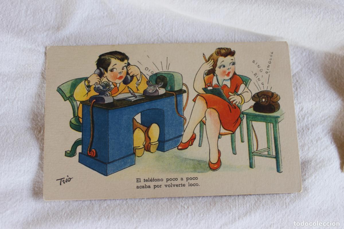 Postais: POSTAL CARICATURA TRIO 1944