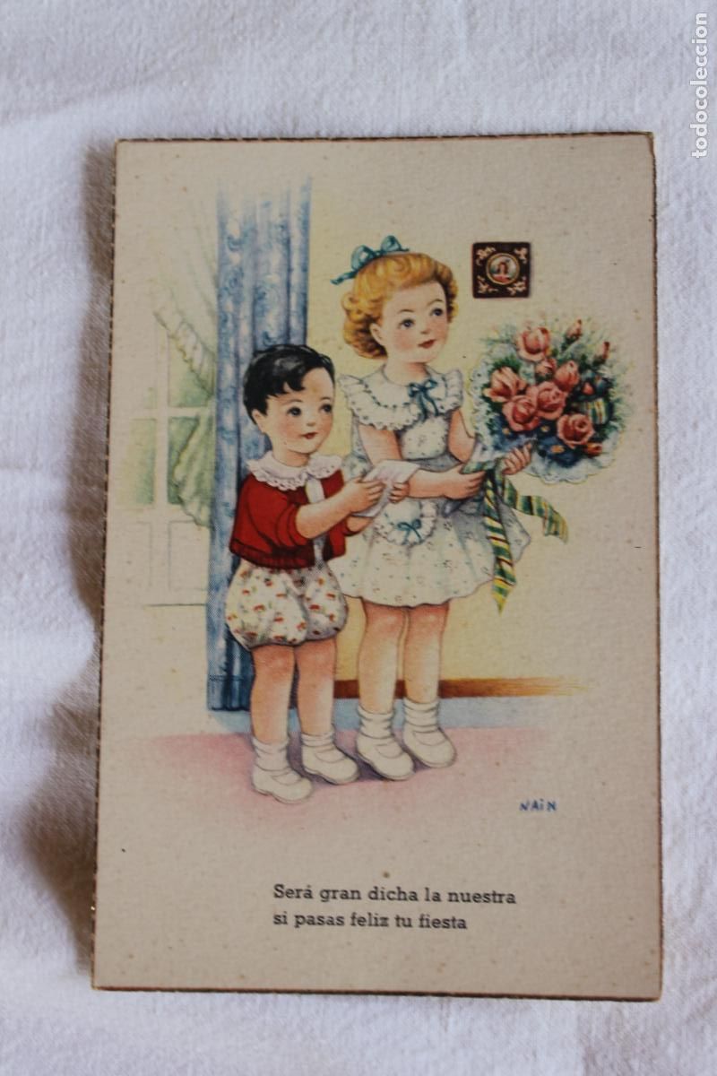 Postais: POSTAL CARICATURAS ILUSTRA NAIN A&Ntilde;OS 40