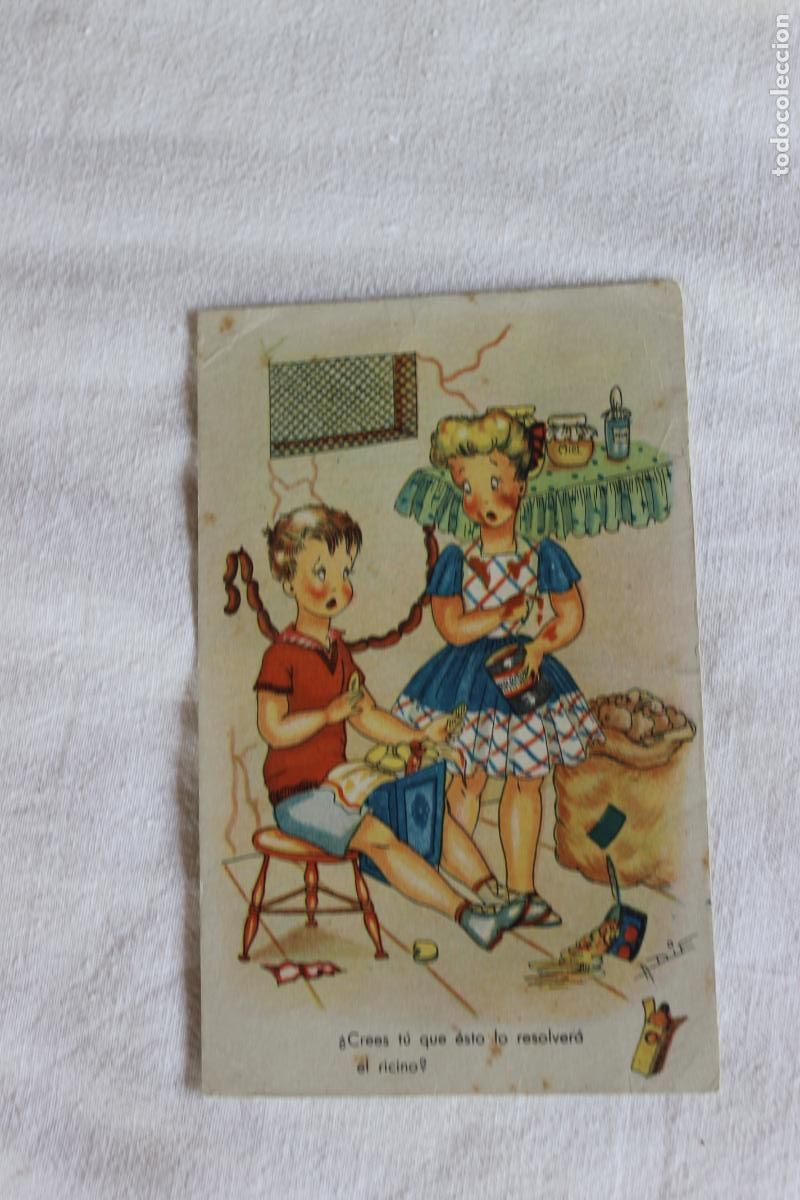 Postais: POSTAL CARICATURAS ILUSTRA A DIE A&Ntilde;OS 50