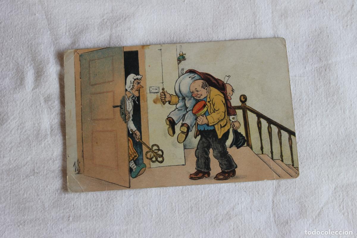 Postais: POSTAL CARICATURAS A IDENTIFICAR 1927