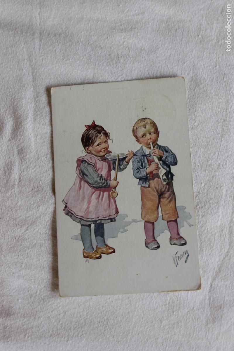 Postais: POSTAL CARICATURAS A IDENTIFICAR A&Ntilde;OS 20