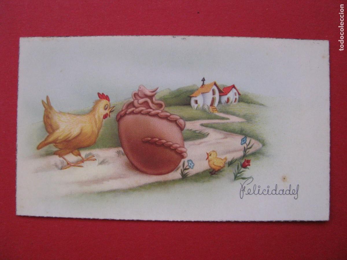 Postais: PEQUE&Ntilde;A TARJETA DE IL? FELICIDADES. C. Y Z. 509/A. 11X6 CM. ESCRITA 1957.